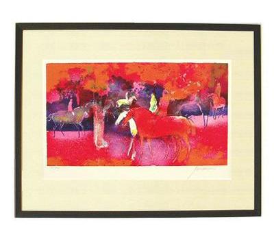 ☆ポール ギアマン（PAUL GUIRAMAND）☆リトグラフ・リトグラフ