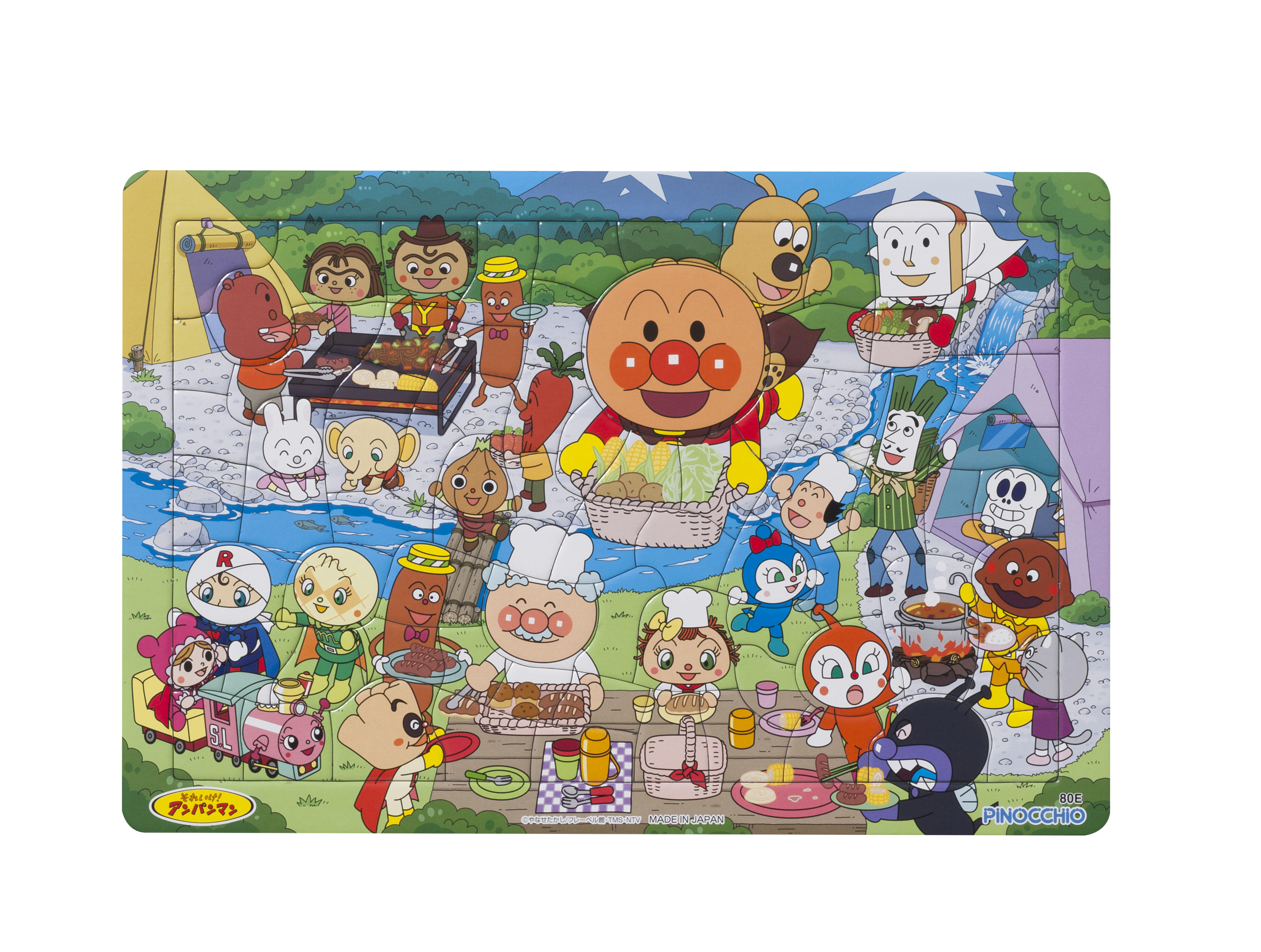 アンパンマン 天才脳はじめてのパズル 80ピース ｜知育シリーズ