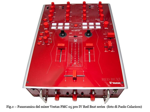 Vestax PMC 05 Pro IV Red Beat seriesVestax PMC 05 Pro IV Red Beat
