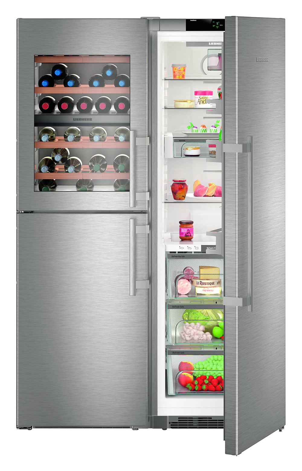 LIEBHERR(リープヘル) フリースタンディング 冷凍冷蔵庫 SBSes8486