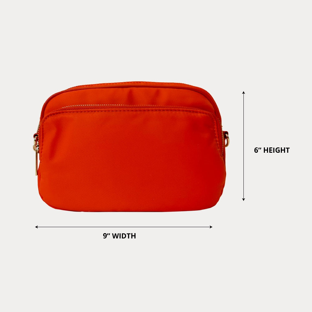 Natalia Nylon Small Messenger | Small Crossbody Messenger Bag