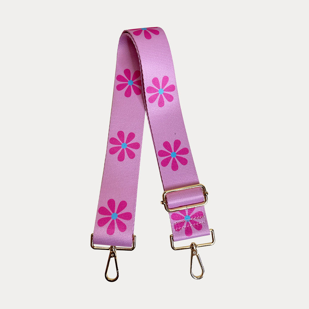 Printed Flower Interchangeable Bag Strap