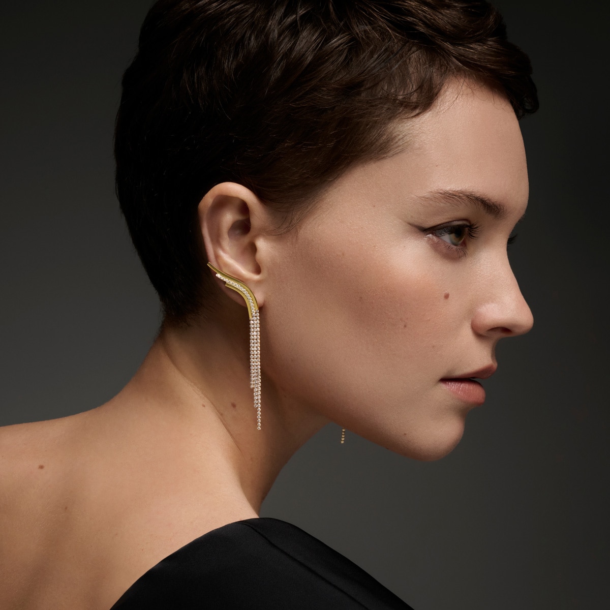 シャンデリアフローラディアント ピアス | AHKAH / アーカー | 【公式