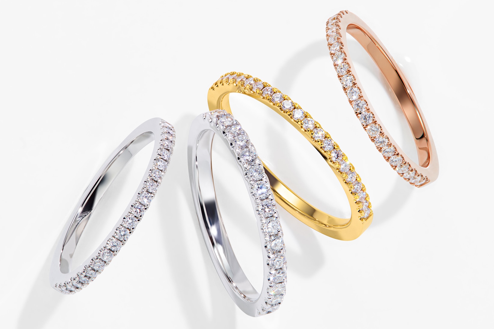 ティナ リング（ハーフエタニティ/1.5mm） | AHKAH / アーカー