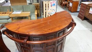 イタリア製｜バーカウンター｜キャビネット｜スツール2脚セット