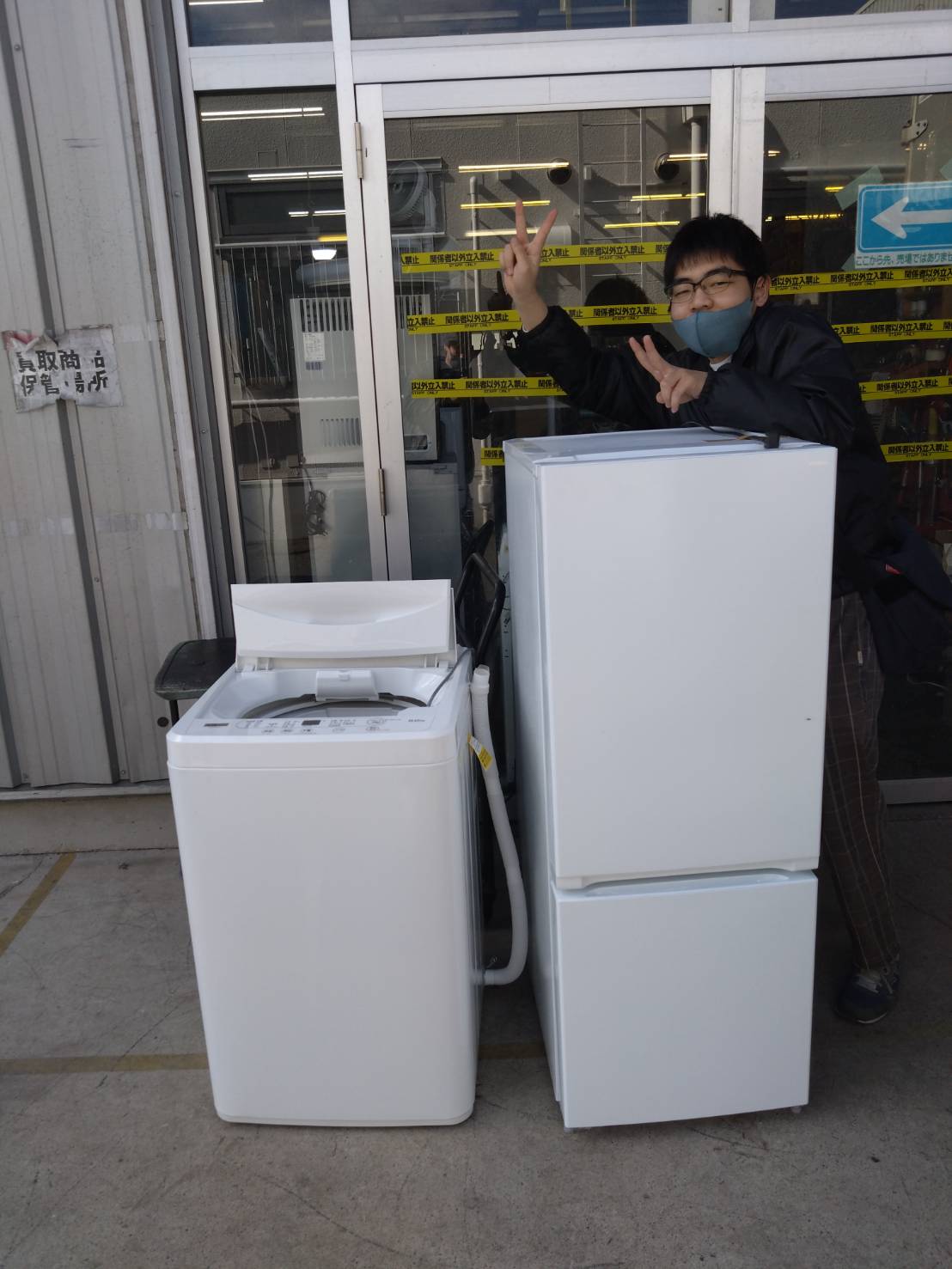 ヤマダ電機 洗濯機 YWM-T60H1と2ドア冷蔵庫 YRZ-F15Jを買取させて頂き