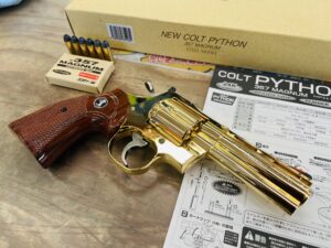 コクサイ NEW COLT PYTHON .357 MAGNUM 24K 4インチ モデルガン 買取