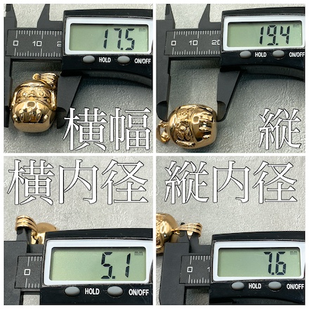 18金 達磨 ダルマ デザイン ペンダント 商品詳細│A.I JEWELRIES｜K18