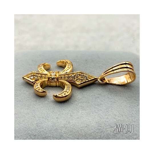 K18 18金 ダイヤモンド リリー ペンダント / K18 Diamond lily pendant