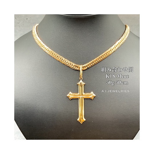 K18 18金 クロス ペンダント / k18 cross pendant 品番kp-pt058iocross