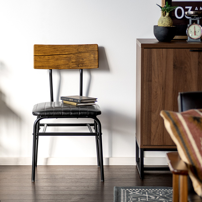 ヴィンテージ風チェア2脚セット Levi(リーバイ) | 家具・インテリア