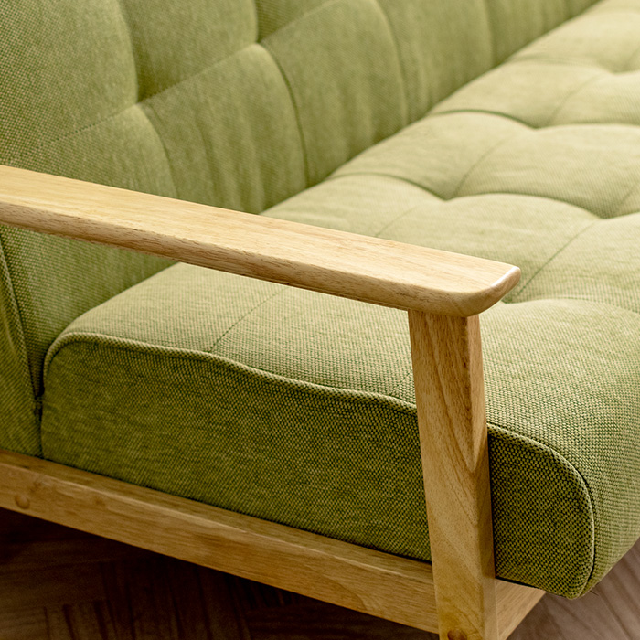 3人掛けソファ ヴィンテージ風 天然木フレーム WEIMAR | 家具