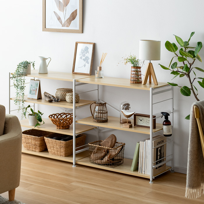 連結オープンラックNECT(ネクト) 3段タイプ | 家具・インテリア通販