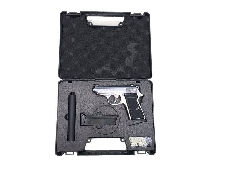 マルゼン] ワルサー PPK/Sセット ステンレス ムービープロップシリーズ