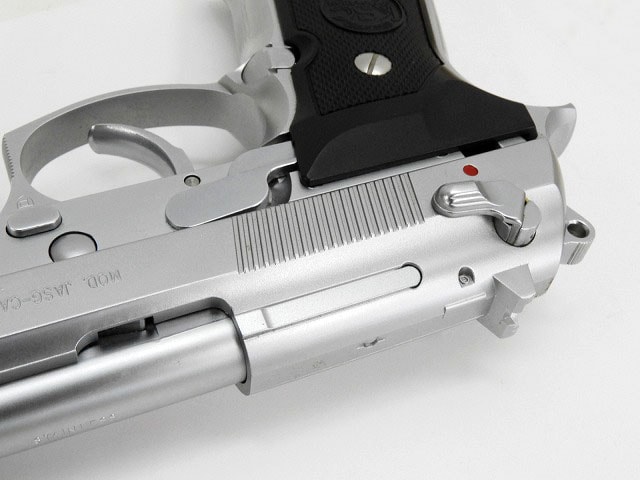 KSC] ベレッタ M92 INOX シルバー TACTICAL RESPONSE 刻印モデル ガス