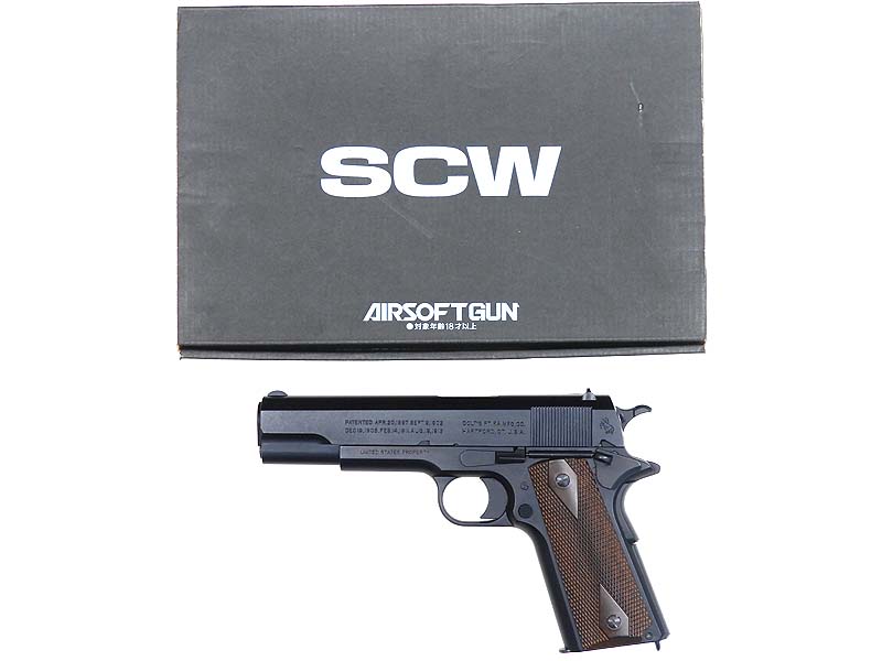 WA] コルト M1911 U.S.ARMY ロイヤルブルー SCW1 HW ガスブローバック