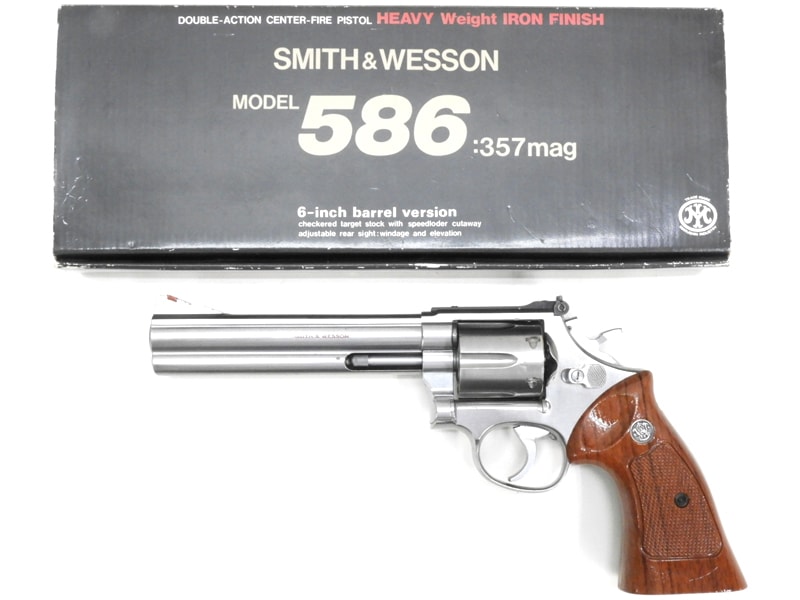 マルシン] S&W M686 .357マグナム 6インチ シルバー ABS 発火モデル