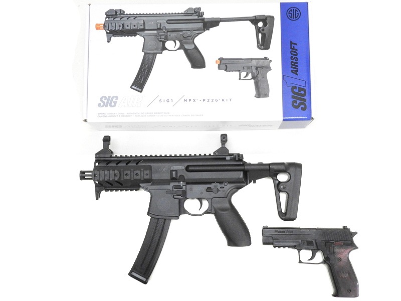 SIG AIR] SIG1 MPX/P226 PDW and Pistol Kit エアーコッキングガン