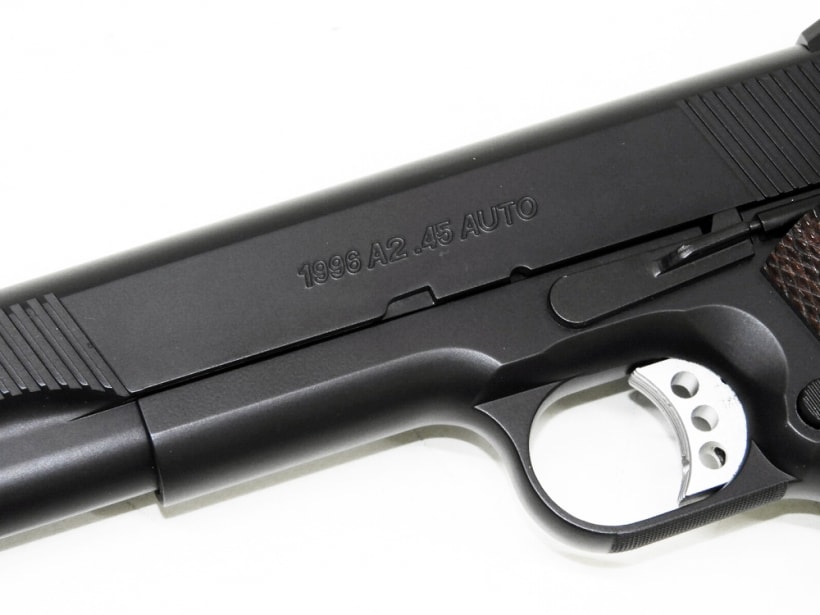 WA] SCW ウィルソンコンバット FBI トライアルピストル 木製グリップ