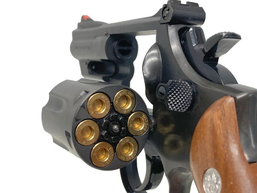 コクサイ] S&W M19 2.5インチ MHW 発火モデルガン 黒染め 木製グリップ