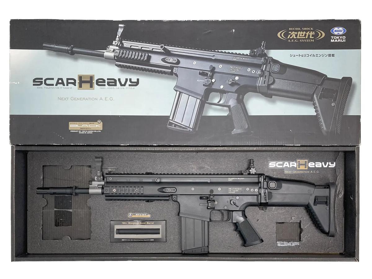 東京マルイ] SCAR-H ブラック 次世代電動ガン カートリッジ