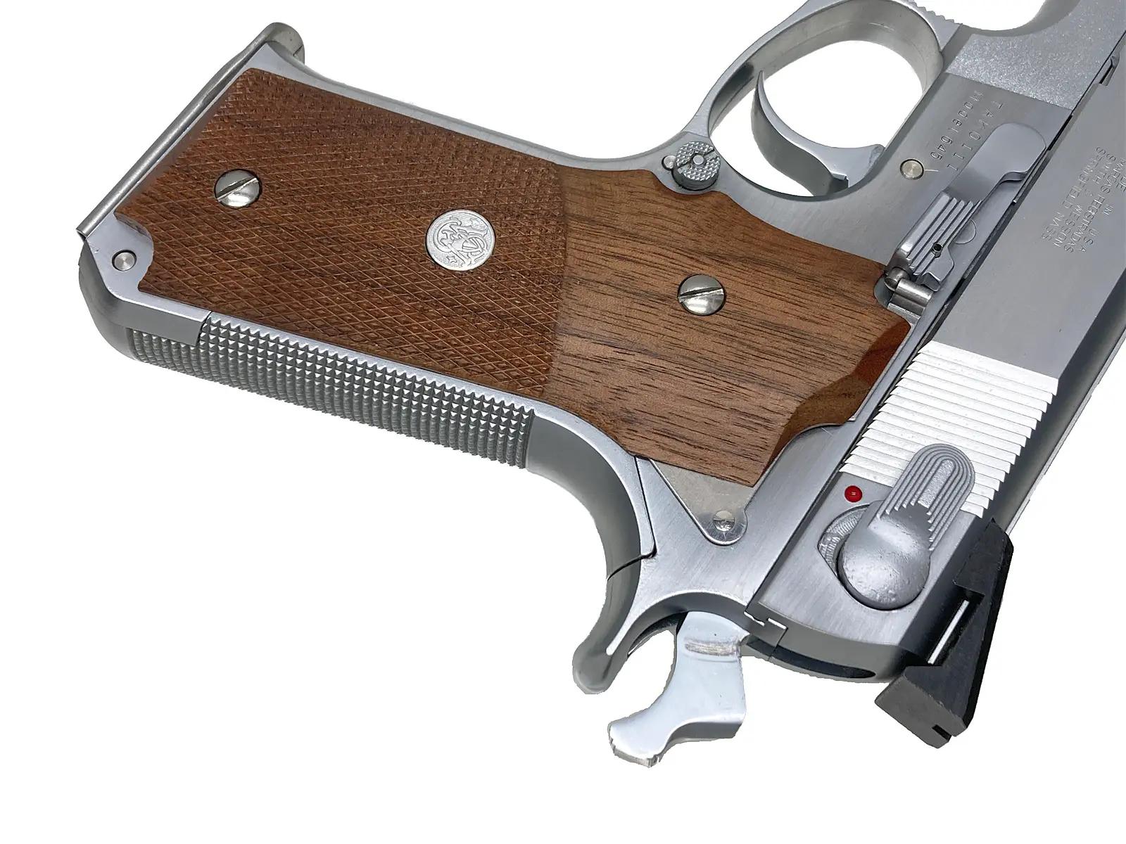 MGC] S&W M645 .45オート 固定ガスガン 木製グリップカスタム