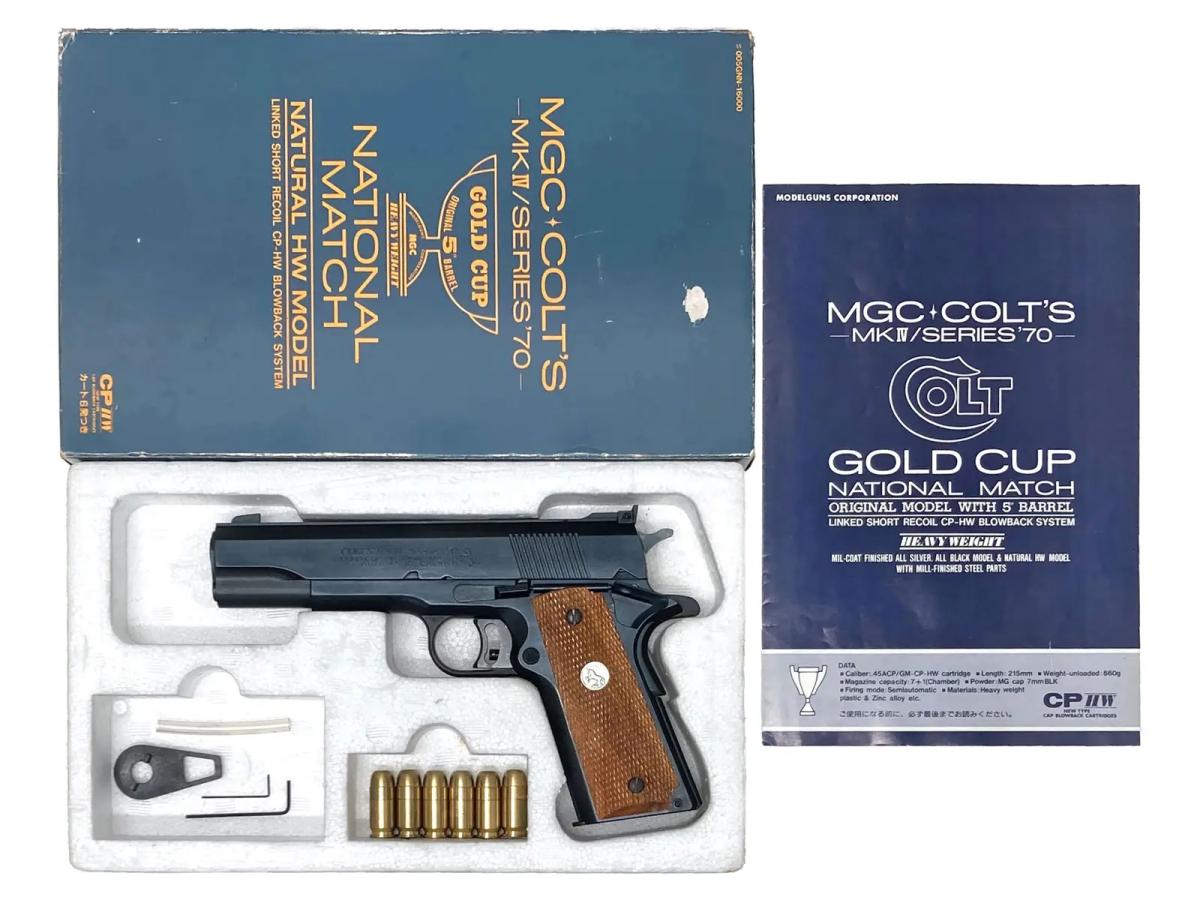 MGC] シリーズ70 ゴールドカップナショナルマッチ ナチュラルHW 発火