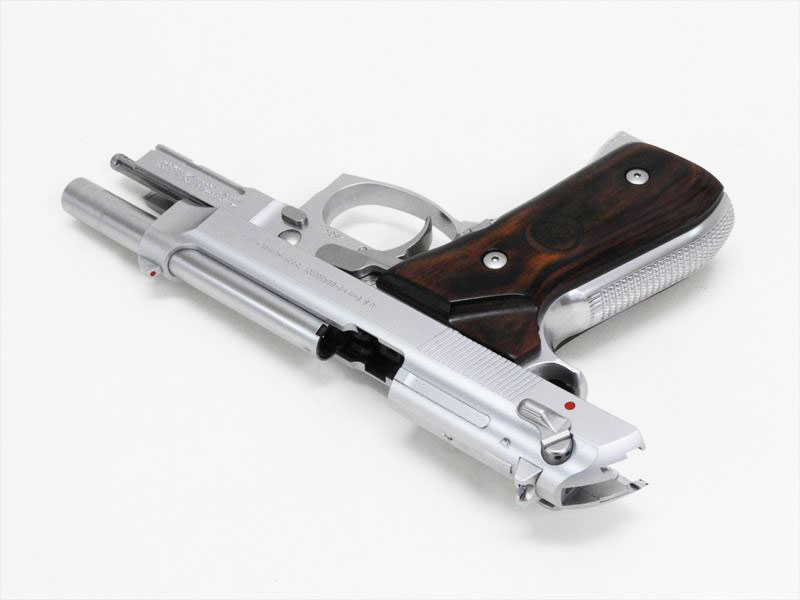 東京マルイ] M9A1 ステンレスモデル ウッドグリップカスタム (中古)の