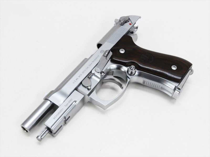 東京マルイ] M9A1 ステンレスモデル ウッドグリップカスタム (中古)の
