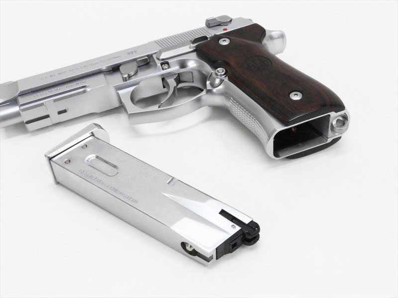 東京マルイ] M9A1 ステンレスモデル ウッドグリップカスタム (中古)の