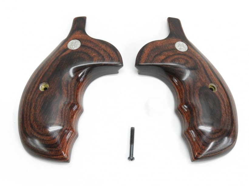 アルタモント] S&W Kフレーム用 木製グリップ ラウンドバット