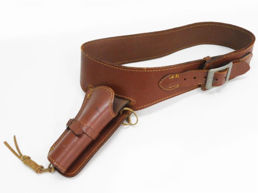 ノンブランド] ウエスタン・ガンベルト&ホルスター 本革製 プレーン