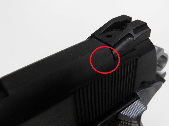 WA] コルト スネークマッチ1911 / カーボンブラックHWVer. クラック有