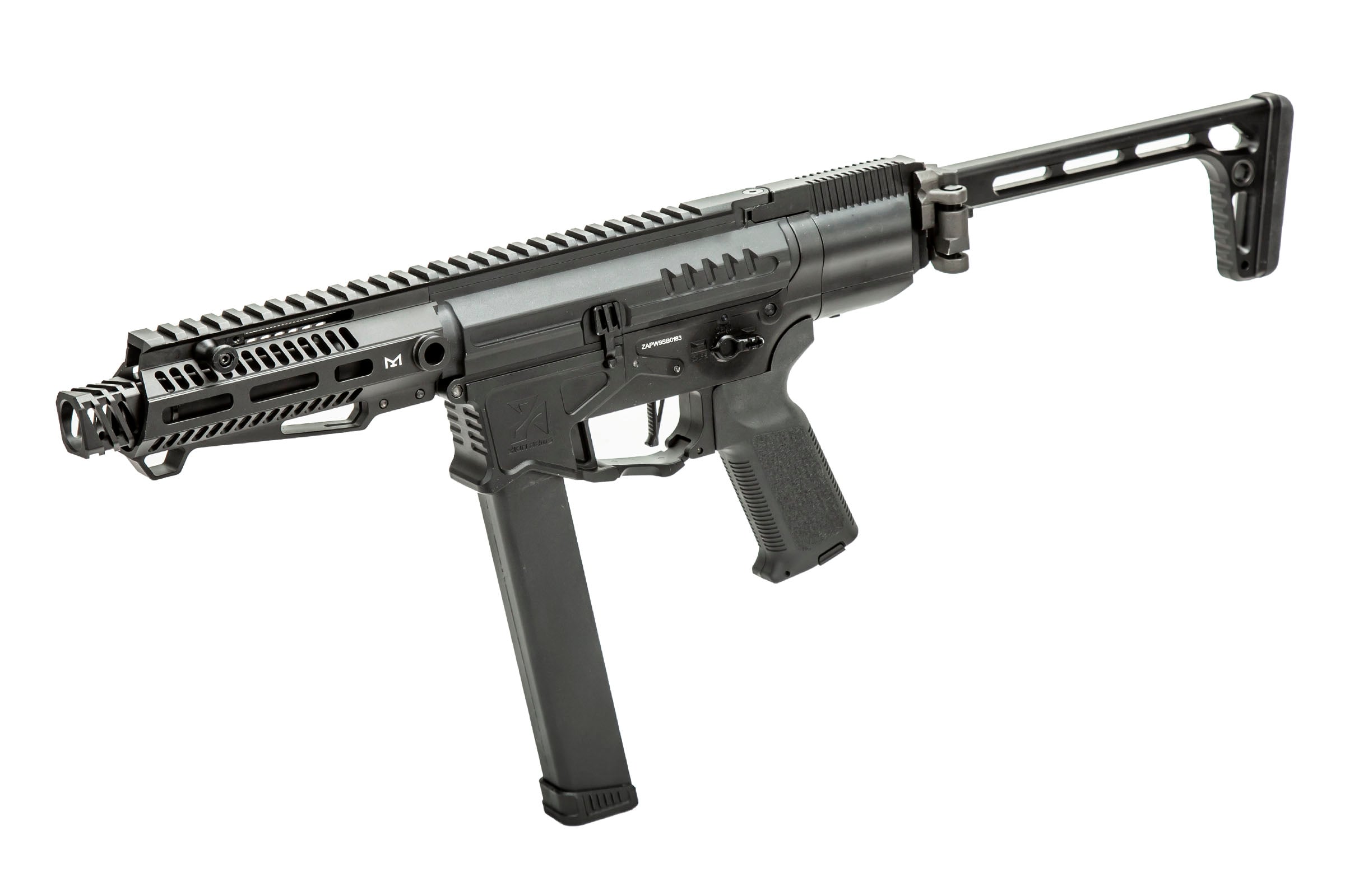 Zion Arms R&D Precision PW9 9mm Airsoft AEG Pistol Caliber Carbine