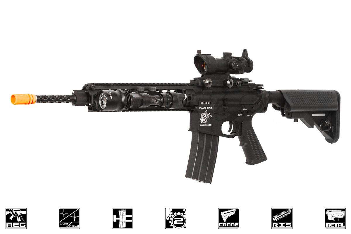 Knight's Armament SR-16 M4A1 Carbine High Speed AEG Airsoft Rifle