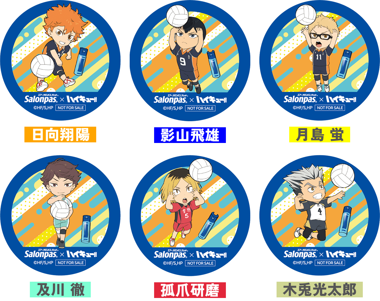 スペシャル情報｜エアー®サロンパス®×ハイキュー!!コラボキャンペーン