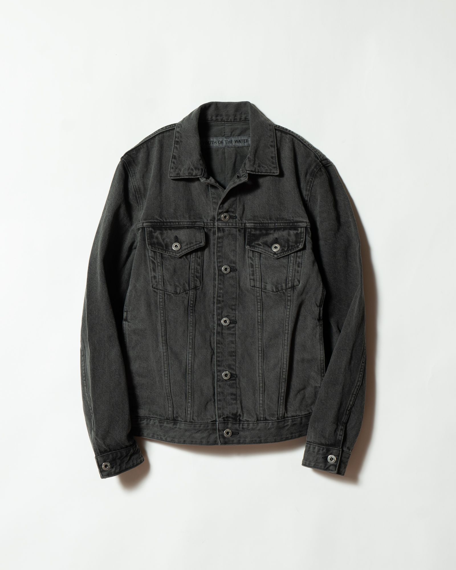 YOUTH OF THE WATER - 261-02007 Denim Jacket Chacoal | ALTERFATE