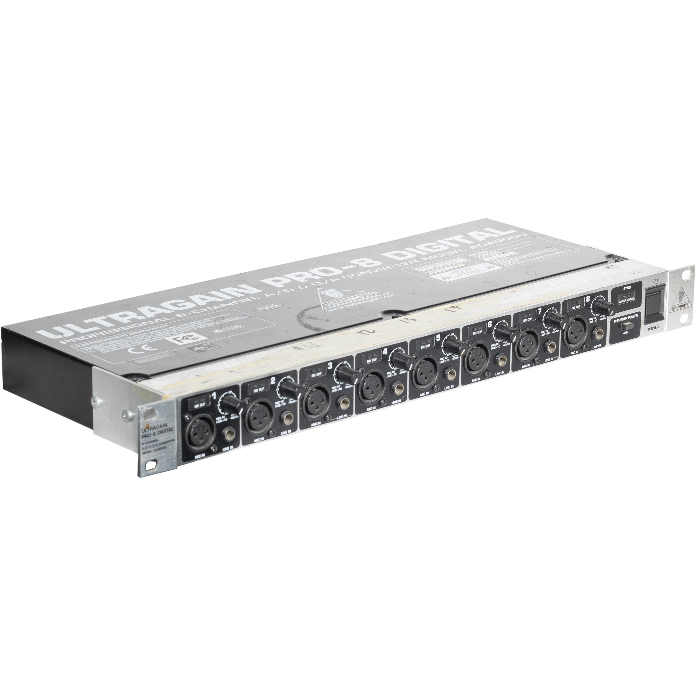 Behringer Ultragain Pro 2-Channel Tube Microphone Preamplifier