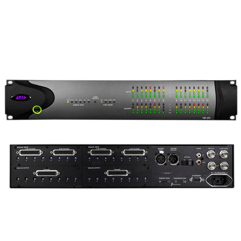 Avid HD I/O 16x16 Analog – Alto Music