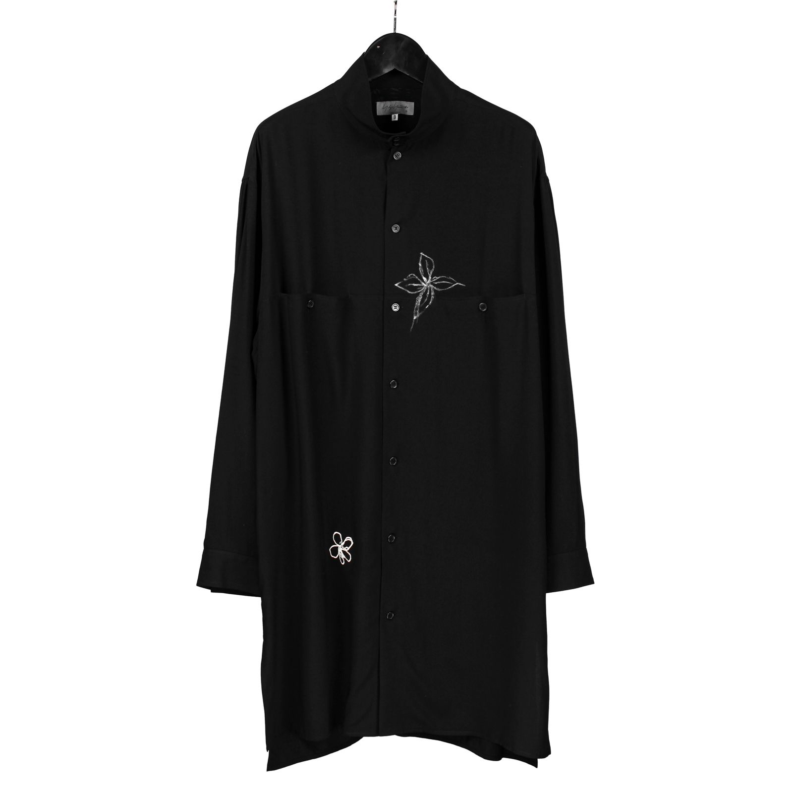 yohji yamamoto - pour homme 花びら刺繍スタンドB / HZ-B40-201