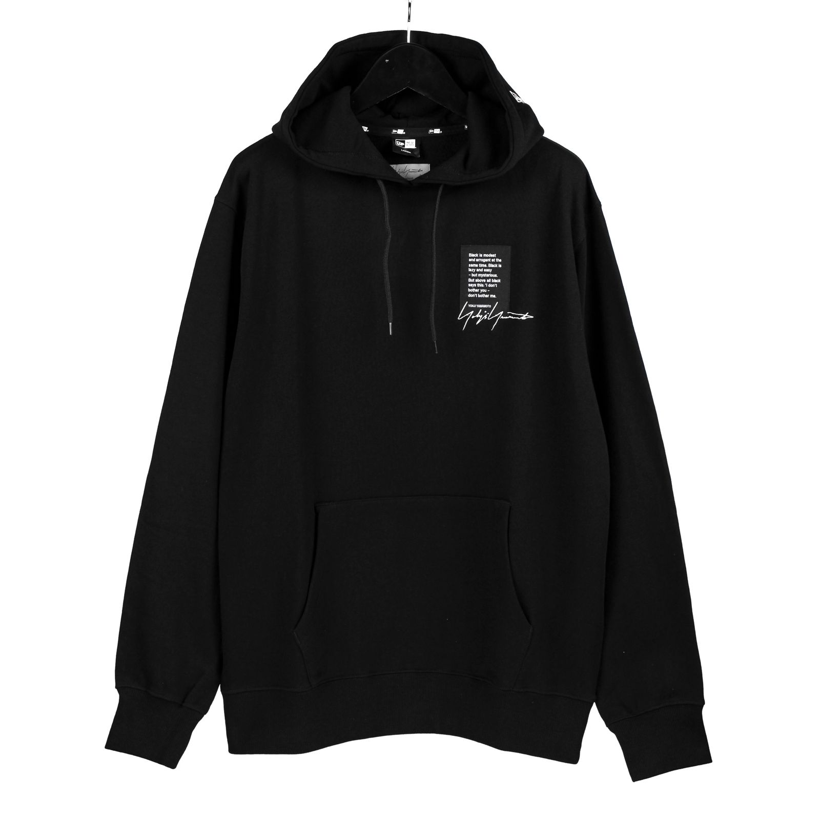 yohji yamamoto - pour homme × NEW ERA HOODIE YY LABEL LOGO