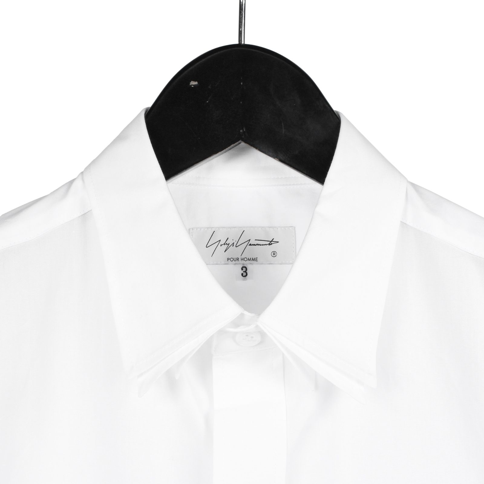 yohji yamamoto - pour homme | 三枚衿B / シャツ (メンズ) / ホワイト