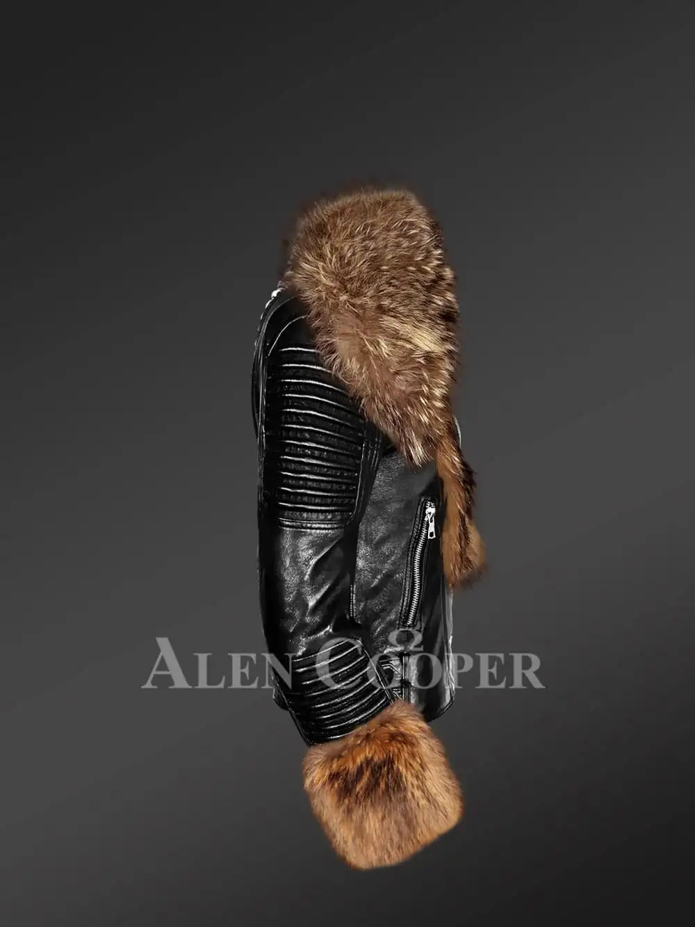 Fur Leather jacket for Women