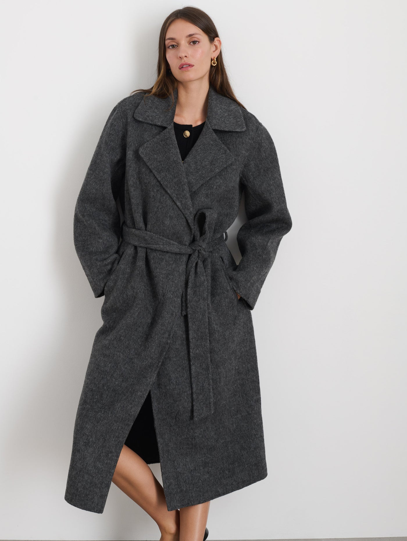 Georgia Wrap Coat In Wool Alpaca – Alex Mill