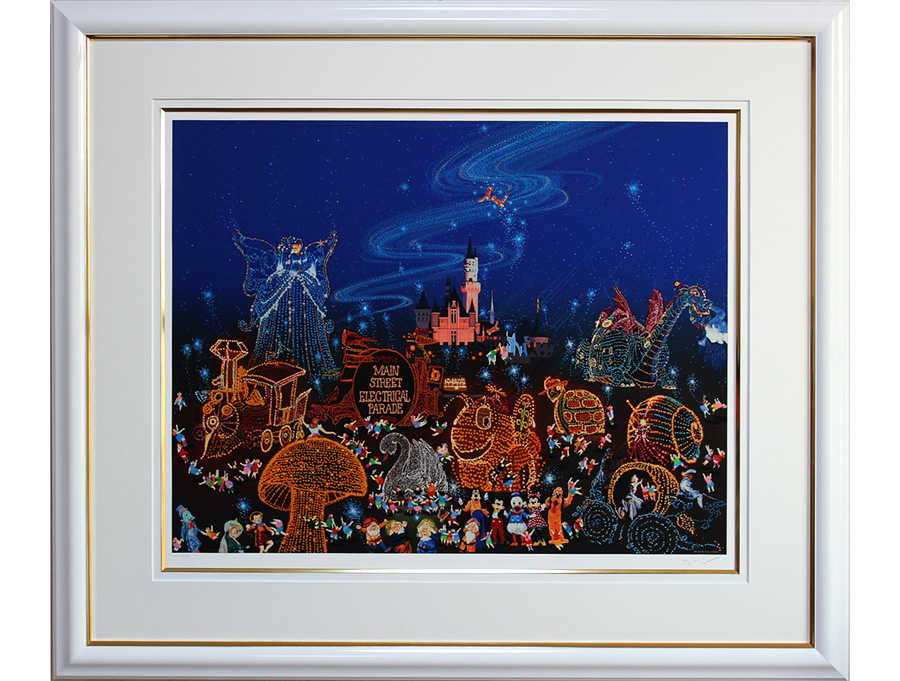 山形博導「モンマルトルの花火」 シルクスクリーン サイン・証明書付