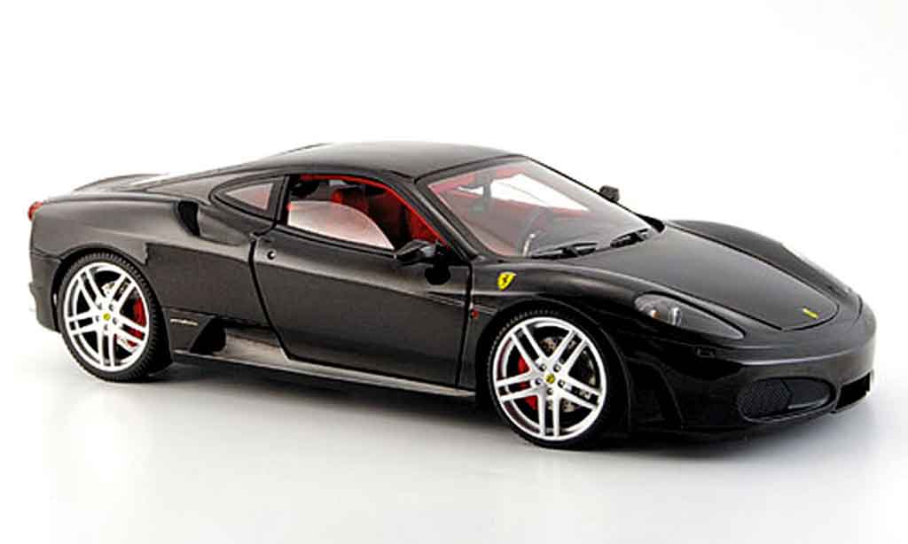 Diecast model cars Ferrari F430 1/18 Hot Wheels Elite coupe black