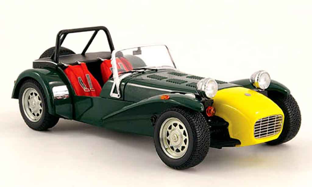 Diecast model cars Caterham Super Seven 1/18 Kyosho JPE white avec