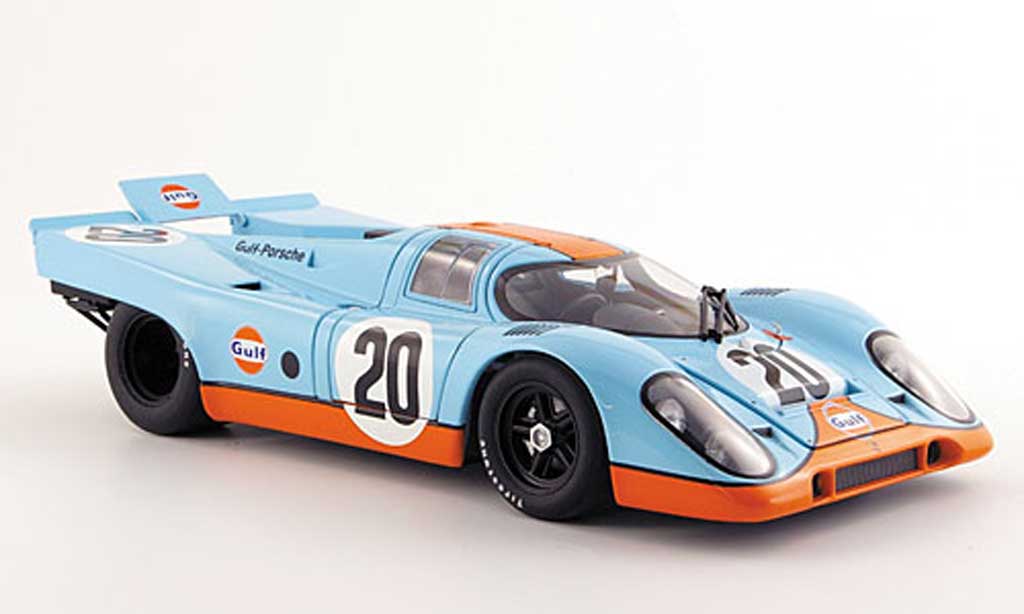 Diecast model cars Porsche 917 1971 1/18 Autoart 1971 k no.20 gulf