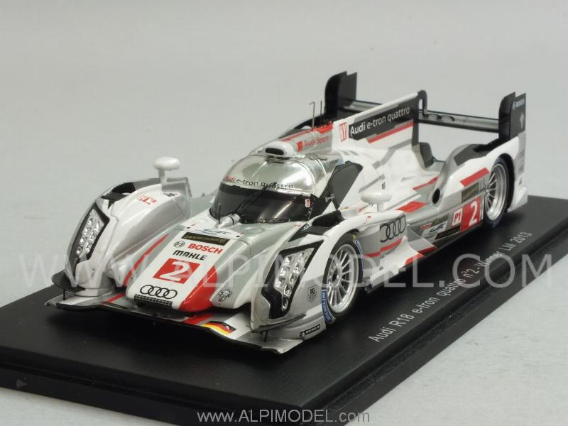 SPARK-MODEL 43LM13 Audi R18 e-tron Quattro #2 Winner Le Mans 2013