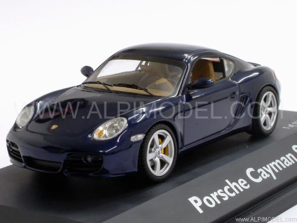 schuco Porsche Cayman S (Night Blue) (1/43 scale model)